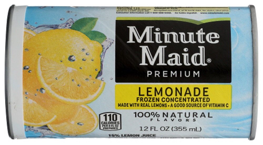 MINUTE MAID: Frozen Lemonade Juice, 12 oz - 0025000025617