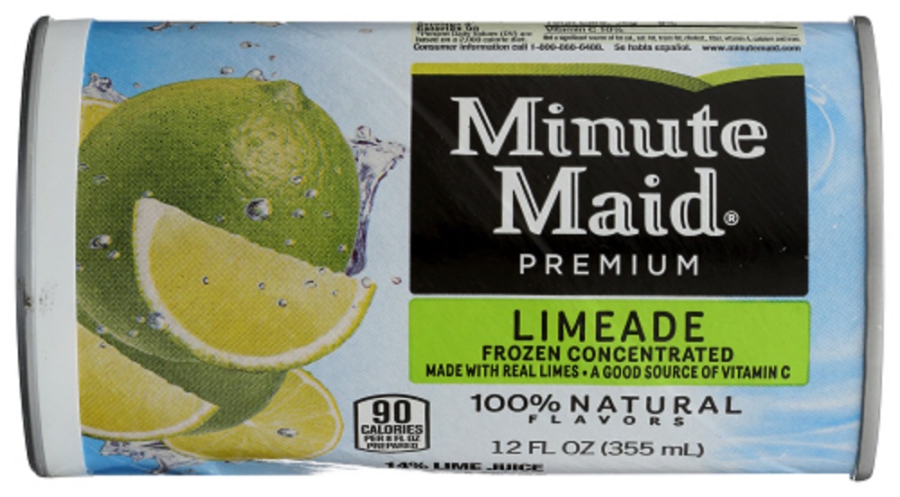 MINUTE MAID: Frozen Limeade Juice, 12 oz - 0025000025822