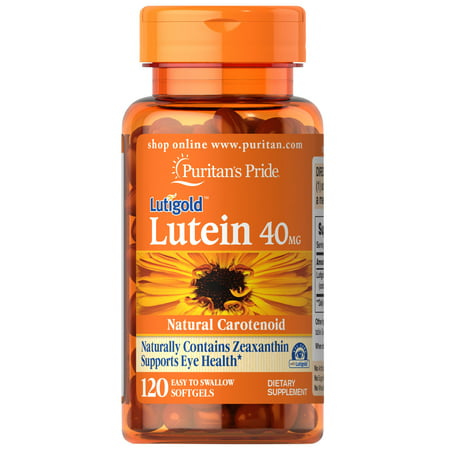 Lutein 40 mg with Zeaxanthin 120 Softgels by Puritan s Pride - 025077709267