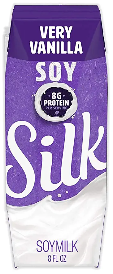 Silk Shelf-Stable Soymilk Singles, Very Vanilla, Dairy-Free, Vegan, Non-GMO Project Verified, 8 oz., 18 Pack - 025293001435