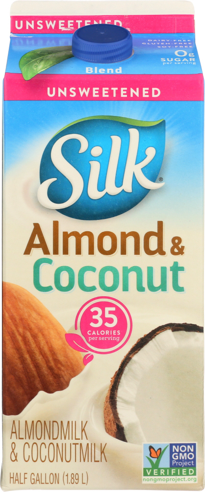 SILK: Almond Coconut Blend Unsweetened , 64 oz - 0025293002425
