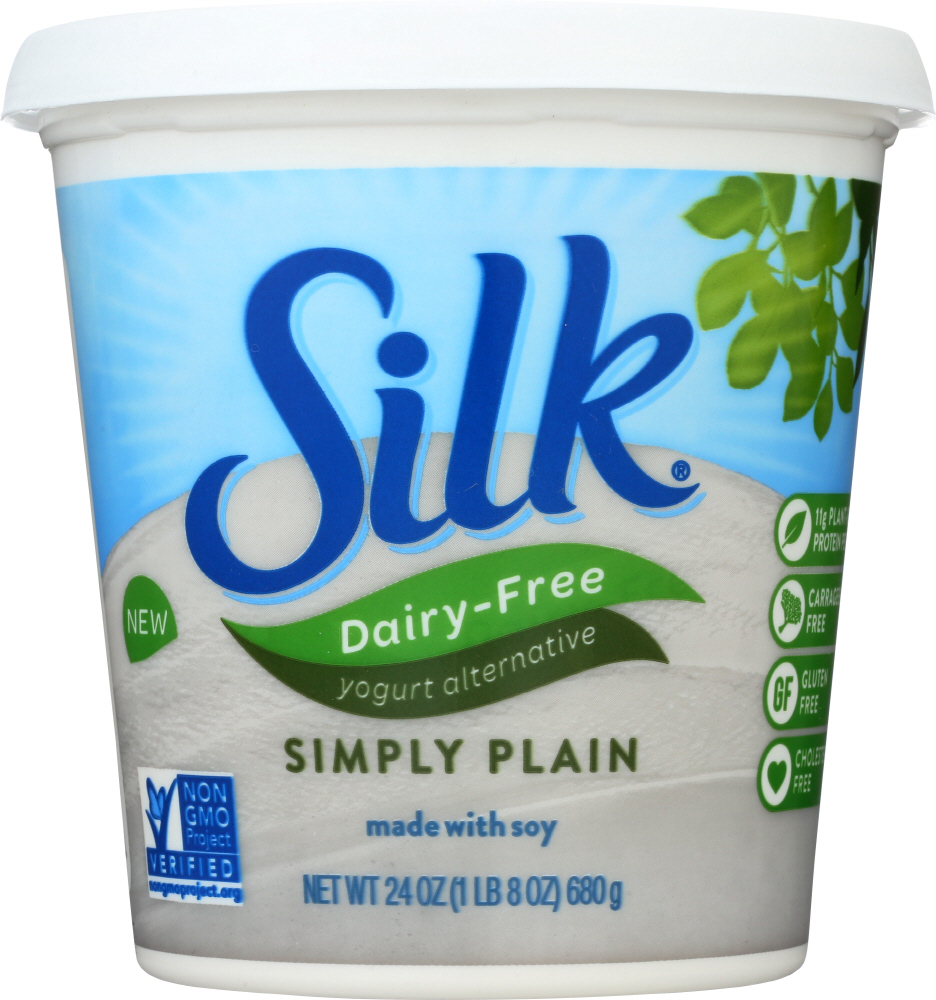 SILK: Dairy Free Plain Yogurt Alternative, 24 oz - 0025293003750