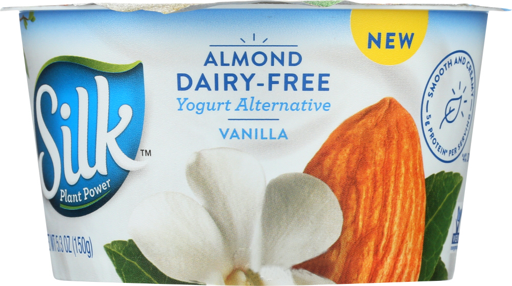 SILK: Almond Dairy Free Yogurt Alternative Vanilla, 5.3 oz - 0025293003972