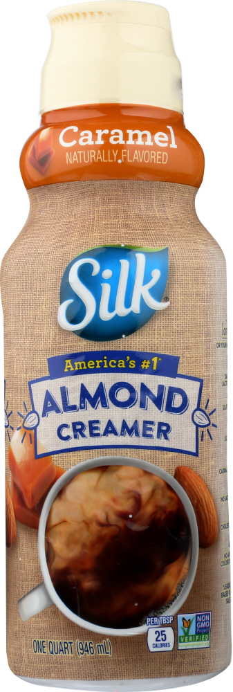 SILK: Almond Creamer Caramel, 32 oz - 0025293004641