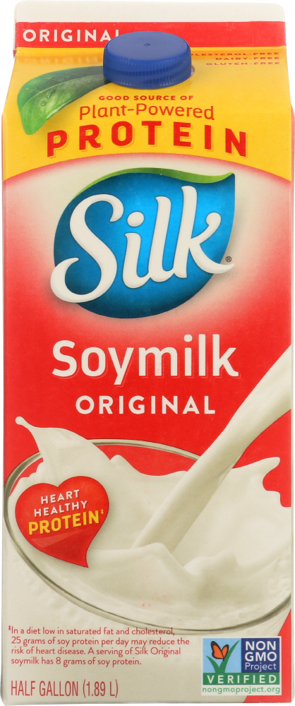 SILK: Original Soy Milk, 64 oz - 0025293600393
