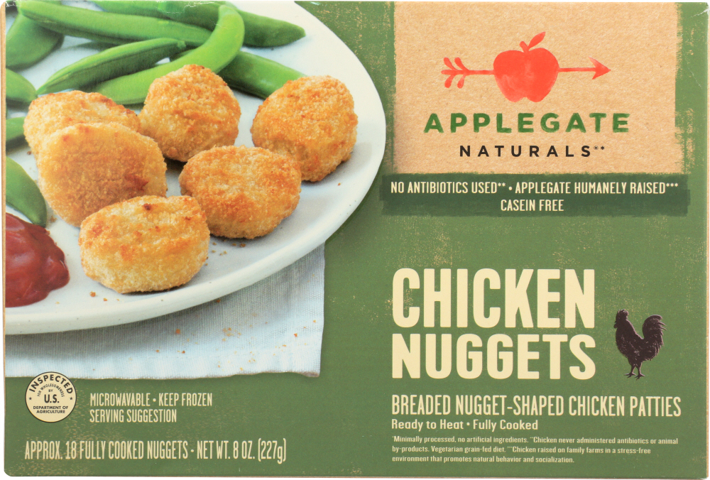 APPLEGATE: Natural Chicken Nugget, 8 oz - 0025317105552