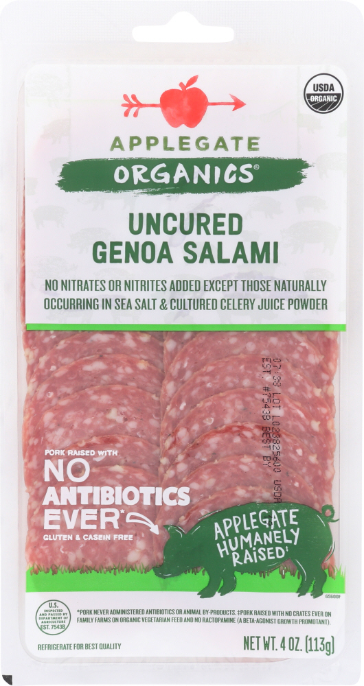 Uncured Genoa Salami - 025317656009