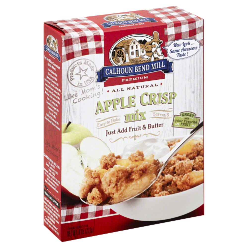 CALHOUN BEND MILL: Apple Crisp Mix, 8 oz - 0025373103165