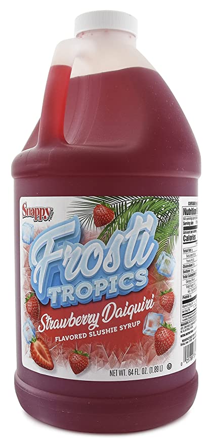 Snappy Frosti Tropics Strawberry Daiquiri Slush Mix, 1/2 Gallon - 025788334031