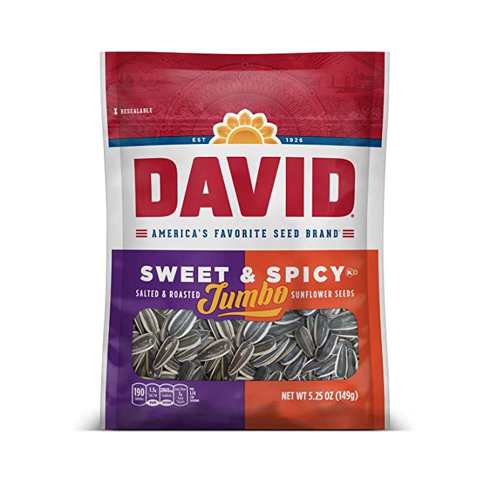 Sweet & Spicy Salted & Roasted Jumbo Sunflower Seeds, Sweet & Spicy - 026200464640