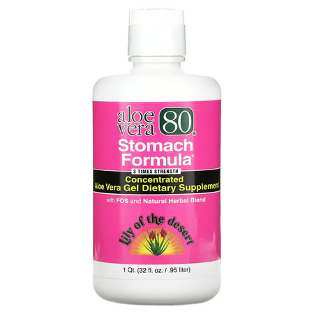 Aloe Vera 80 Stomach Formula 32 fl oz (0.95 l) Lily of the Desert - 026395037544