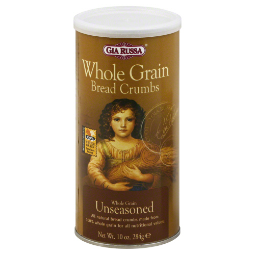 GIA RUSSA: Whole Grain Unseasoned Breadcrumbs, 10 oz - 0026825018532