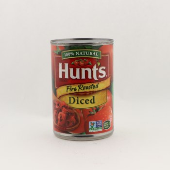 HUNTS Fire Roasted Diced Tomatoes - 0027000378007