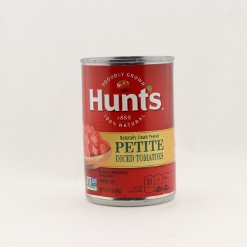 HUNTS Petite Diced Tomatoes, 14.5 OZ - 0027000378311