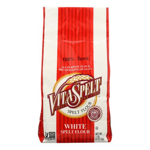 Vita Spelt Flour - White - Case Of 6 - 5 - 027064591213