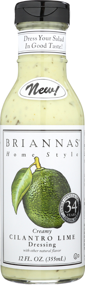 BRIANNAS: Creamy Cilantro Lime Dressing, 12 oz - 0027271121364