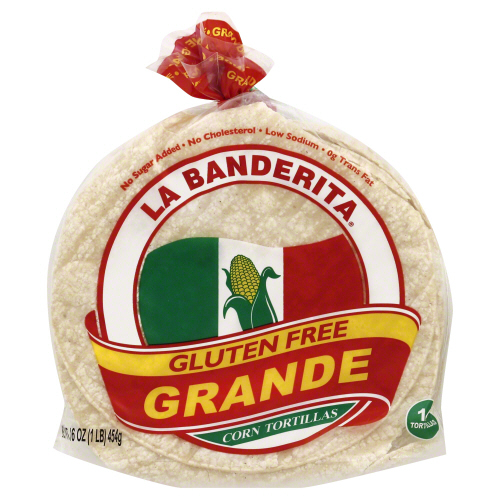 LA BANDERITA: Tortilla Corn Gluten Free, 7 in, 16 oz - 0027331001254