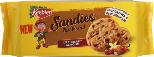  Keebler Sandies Shortbread, Cranberry Almond, 9.9oz  - 027800067934