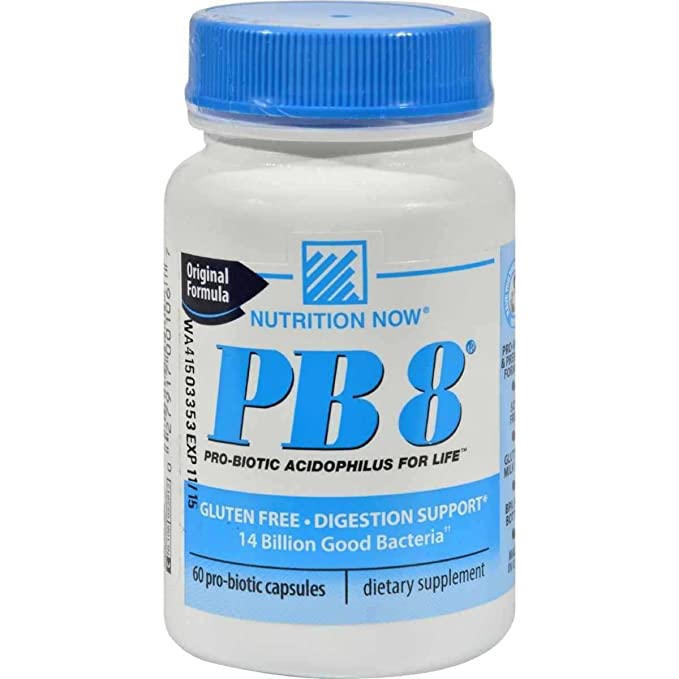  Nutrition Now Pb8 Acidophilus Veg, 60 ct  - 027917001135