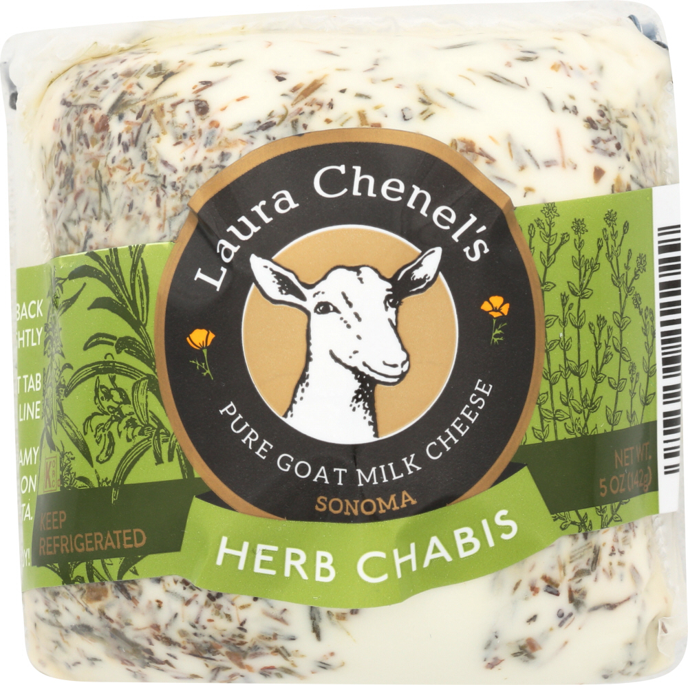 Laura Chenel'S, Pure Goat Milk Cheese, Herb Chabis - laura