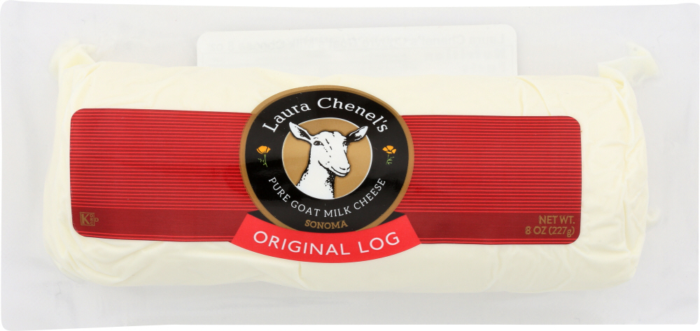 LAURA CHENELS: Fresh Goat Cheese Original Log, 8 oz - 0027958212019