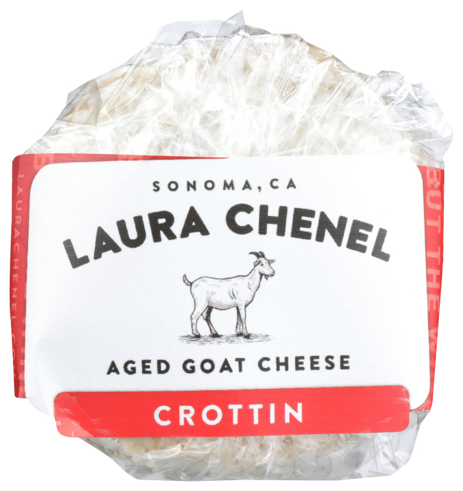 LAURA CHENEL: Crottin Aged Goat Cheese, 3 oz - 0027958221011