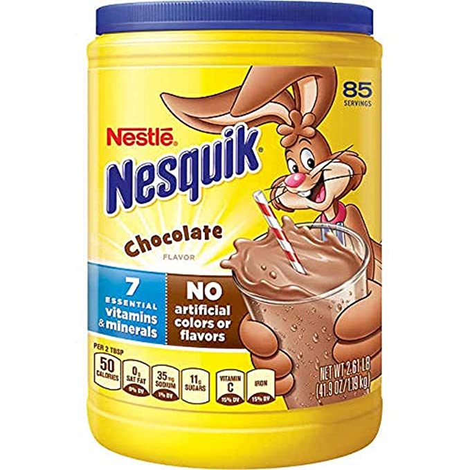 Nesquik Chocolate Milk Drink Mix, Jug, 41.9 oz - 028000001179