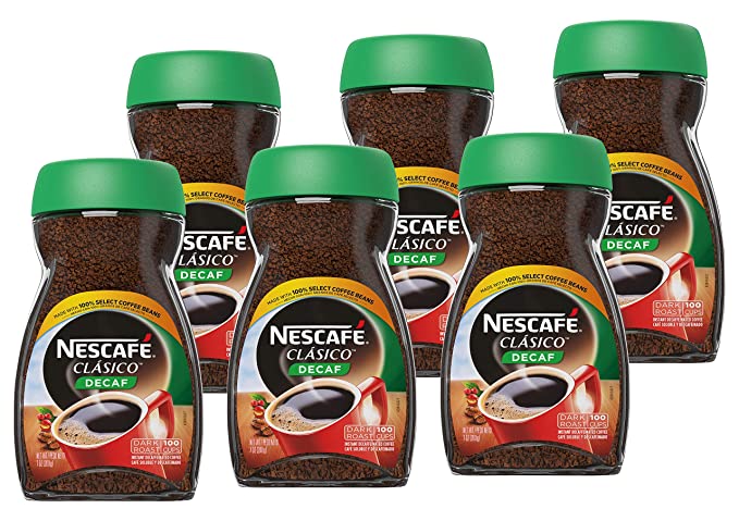  New 356535 Nescafe Instant Coffee 7 Oz Clasico Decaf (6-Pack) Drink Mixes & Powders Cheap Wholesale Discount Bulk Beverages Drink Mixes & Powders Home Office  - 028000542313