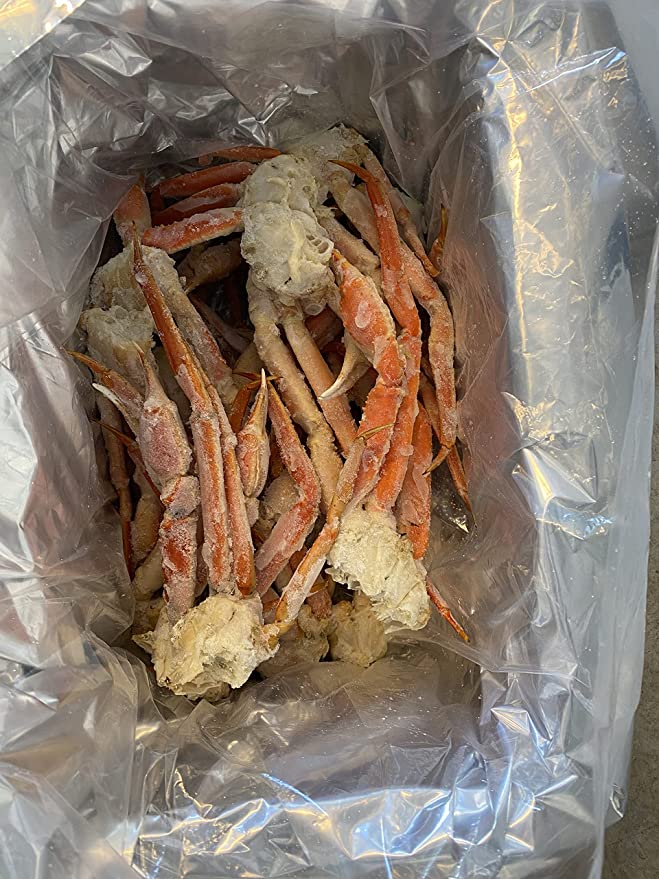  Today Gourmet Foods of NC- Snow Crab Legs- 5-8oz Clusters (10 Lbs)  - 028029107463