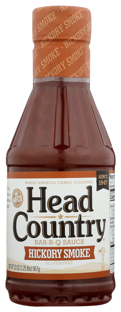 HEAD COUNTRY: Sauce BBQ Hickory Smoke, 20 oz - 0028239002206