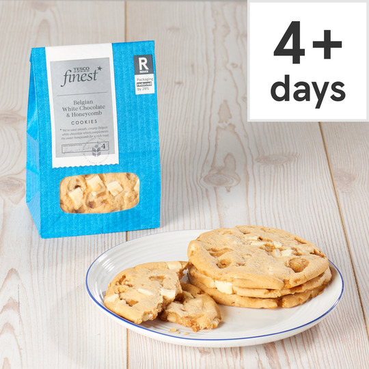 Finest White Chocolate And Honeycomb Cookie 4 Pack - 0283110000000
