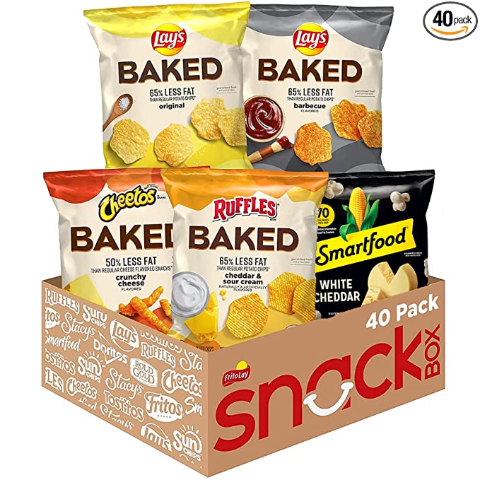  Frito-Lay Baked & Popped Mix Variety Pack, Pack of 40 - 028400013000