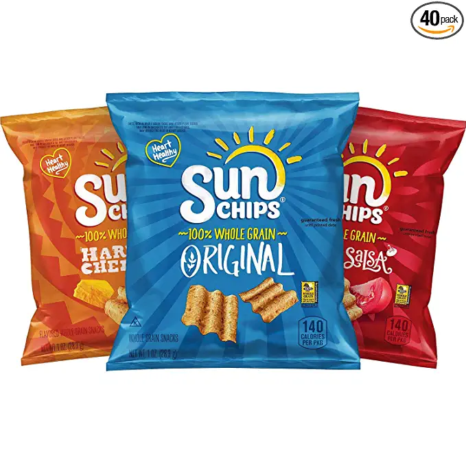  Sunchips Multigrain Chips Variety 1 Ounce Pack of 40 - 028400029186