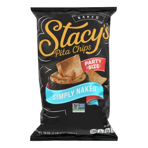 STACYS PITA CHIP: Simply Naked Pita Chips, 18 oz - 0028400096324