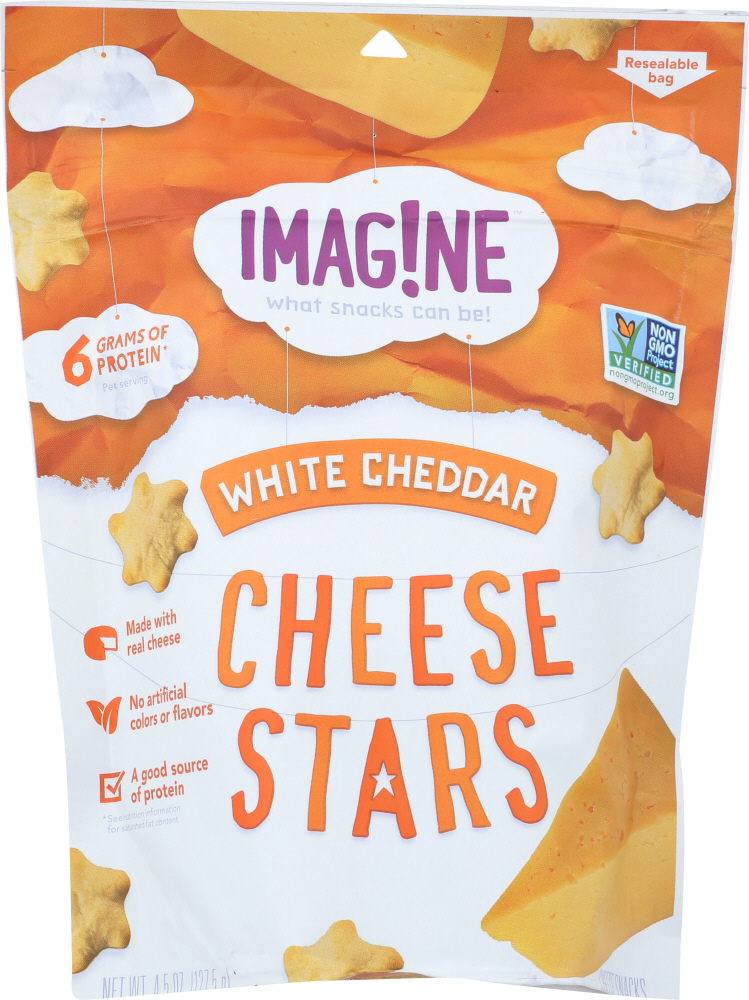 White Cheddar Cheese Stars Snacks, White Cheddar - 028400105903