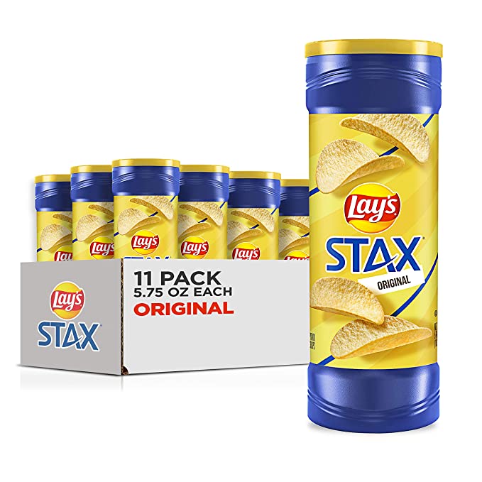  Lay's Stax Potato Crisps, Original, 5.75 Ounce (Pack of 11) - 028400243087