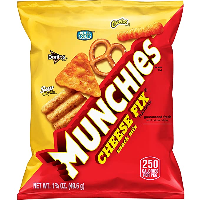  Munchies Cheese Fix Flavored Snack Mix, 1.75 Ounce (Pack of 64) - 028400443876
