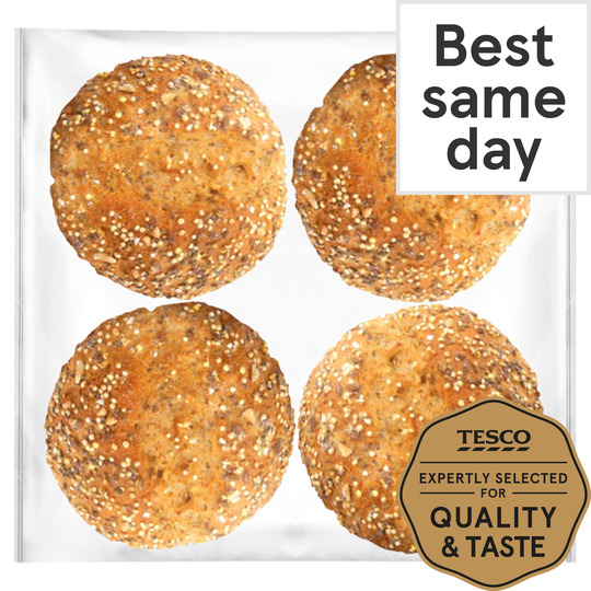 Tesco Ancient Grain Rolls 4 Pack - 0284630000000