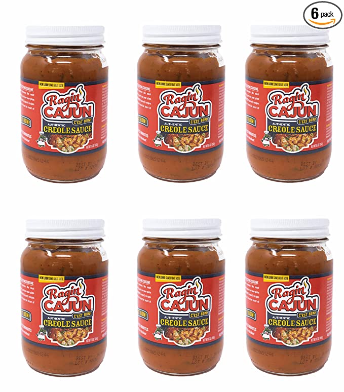 Fully Cooked Creole Sauce 16 oz Ragin' Cajun (Pack of 6) - 028618500019