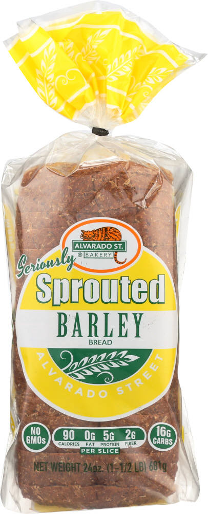 ALVARADO STREET BAKERY: Sprouted Barley Bread, 24 oz - 0028833060305