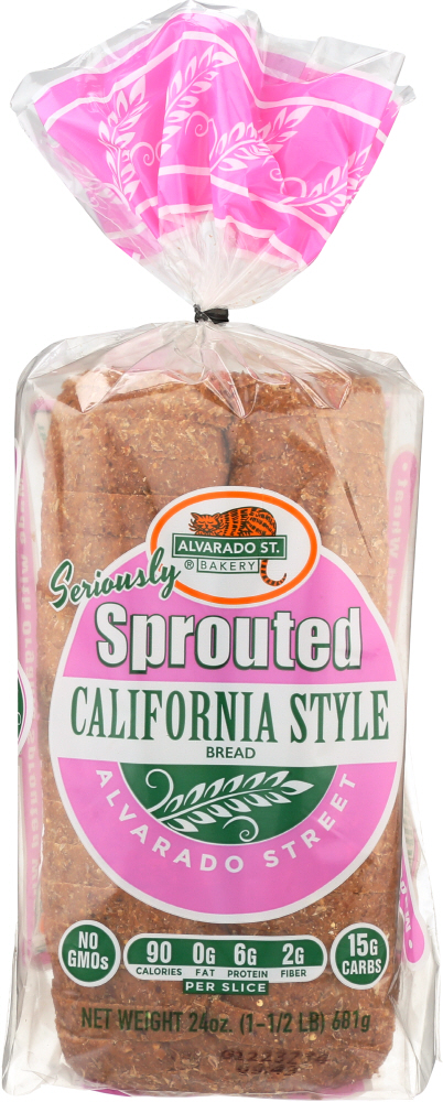 ALVARADO STREET BAKERY: Organic California Style Complete Protein Bread, 24 oz - 0028833140007