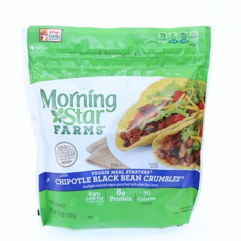 Meal starters, crumbles, chipotle black bean - 0028989101440