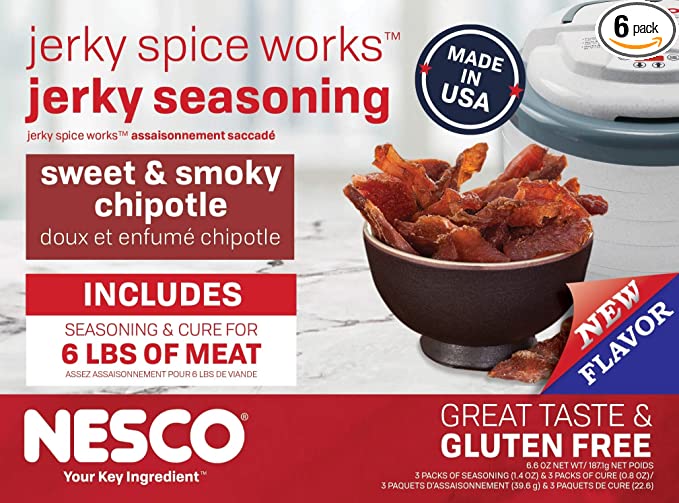  Nesco Bjsc-6, Smoky Chipotle Jerky Seasoning, 3 Pack  - 029517011026