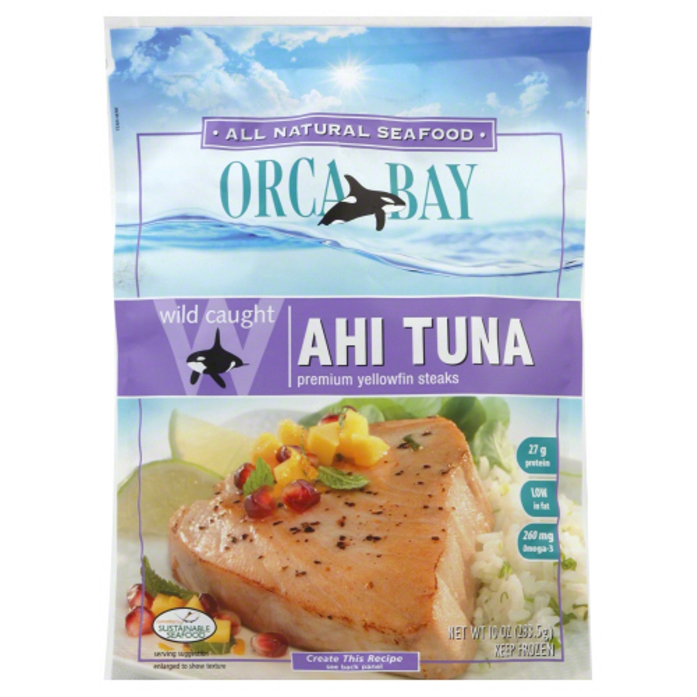 Orca Bay, Premium Yellowfin Steaks Ahi Tuna - 029714170304