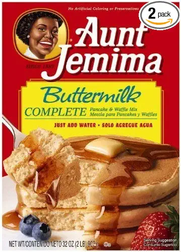 Aunt Jemima Complete Pancake Mix Buttermilk, 32-ounce Boxes (2 Boxes) - 030000053003