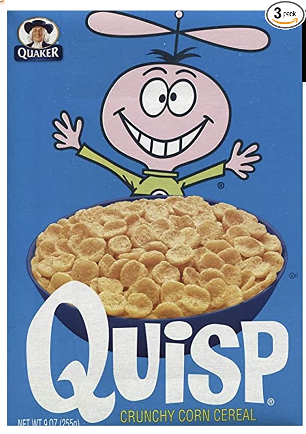 Quaker Quisp Cereal, 8.5-Ounce Boxes (Pack of 3) - 030000063118