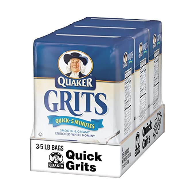 Quick Grits Quaker Smooth And Creamy Texture, 15 Pound - 030000440537