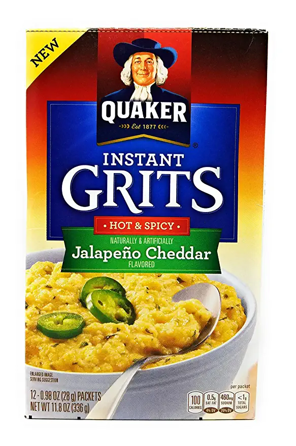 Quaker Instant Grits Jalapeno Cheddar Flavor 12 Servings - 030000568910