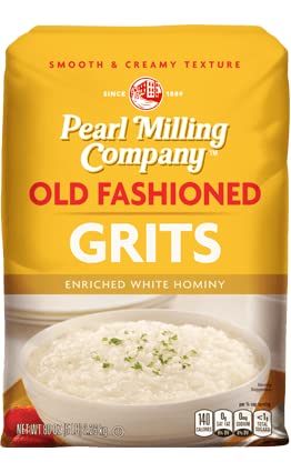 Quaker Grits Pearl Milling (Aunt Jemima) Old Fashioned Bag - 80 oz bag, 5 Pound (Pack of 1) - 030000573778