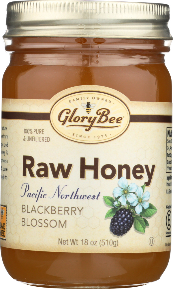 Pacific Northwest Blackberry Blossom Pure & Unfiltered Raw Honey - 030042003622